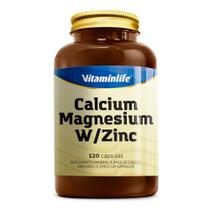 Calcium Magnesium e Zinco 120 Capsulas Vitaminlife