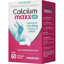 Calcium maxx d3 cálcio + vitamina d 60 cápsulas suporte para ossos e dentes Calcium maxx d3 cálcio + vitamina d 60 cápsulas suporte para ossos e dentes