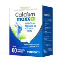Calcium Maxx K2 Cálcio Citrato Malato 250Mg Maxinutri Calcium Maxx K2 Cálcio Citrato Malato 250Mg Maxinutri