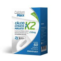 Calcium Maxx Suplemento Alimentar de Cálcio + D3 + K2 - Maxinutri