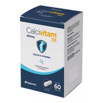 Calcivitam D3 60 Caps 750mg Calcio E Vitamina D3 Herbamed