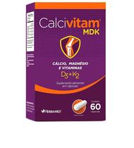 Calcivitam Mdk Cálcio, Magnesio E Vitaminas D3+k2 60 Caps