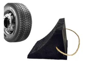 Calço De Borracha 22x16x16 Cm Para Pneu Caminhão E Carro