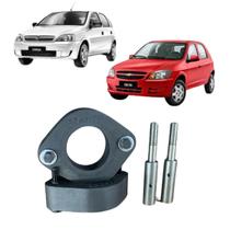 Calço de Mola 3,5cm Elevar Corsa + Prolongador Dianteiro Aço