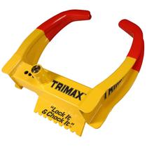 Calço de Roda Trimax TCL65 - Amarelo/Vermelho - 18,4cm - com Garantia