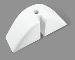 Calço Ondulado PVC Plaspérola 6mm Branco
