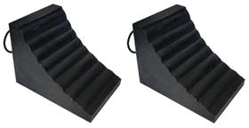 Calço Pneu Carro Carretinha Camionete Trailer Borracha 2 un.