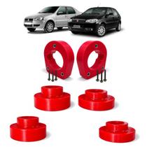 Calço PU Traseiro 5cm Dianteiro 3cm Fiat Siena Palio Fire