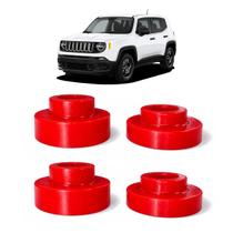 Calço PU Traseiro 5cm Jeep Renegade 2020 Calço PU Traseiro 5cm Jeep Renegade 2020