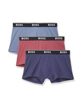 Calções BOSS, pacote com 3 unidades, algodão elástico, ajuste regular para homens S Calções BOSS, pacote com 3 unidades, algodão elástico, ajuste regular para homens S