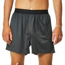 Calções boxer Perry Ellis Luxe Solid para homens, ébano, tamanho M Calções boxer Perry Ellis Luxe Solid para homens, ébano, tamanho M