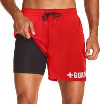 Calções de banho BLARIX Guard Compression Liner vermelho grande Calções de banho BLARIX Guard Compression Liner vermelho grande