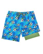 Calções de banho Century Star Boys Soccer 8-9 anos com bolsos Calções de banho Century Star Boys Soccer 8-9 anos com bolsos