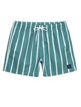 Calções de banho COZYEASE Quick Dry Elástico com Cordão Masculino Verde Calções de banho COZYEASE Quick Dry Elástico com Cordão Masculino Verde