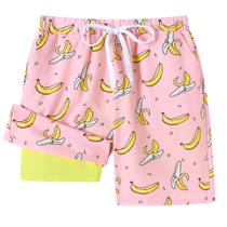 Calções de banho Ghteas Boys com forro de cueca boxer de 5 a 16 anos UPF50+ Calções de banho Ghteas Boys com forro de cueca boxer de 5 a 16 anos UPF50+