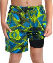 Calções de banho LUCOWEE Little Boys Soft Boxer, tamanho 5T 6