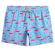 Calções de banho mágicos para homens com forro de malha Quick Dry Blue Calções de banho mágicos para homens com forro de malha Quick Dry Blue