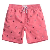 Calções de banho mamagic red-GLM009 para homens Quick Dry Size M
