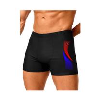 Calções De Banho Masculinos De Secagem Rápida Com Estampa Fashion E Cordão, Estilo Boxer Para Praia Calções De Banho Masculinos De Secagem Rápida Com Estampa Fashion E Cordão, Estilo Boxer Para Praia