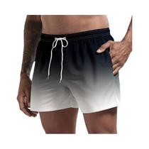 Calções De Banho Masculinos De Secagem Rápida, Leves, Com Forro De Malha, Bolsos Laterais, Shorts De