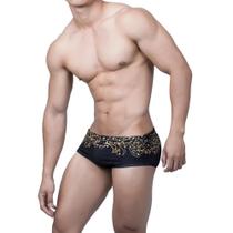 Calções De Banho Masculinos Florais De Cintura Baixa Calções De Banho Sexy Maiô Masculino