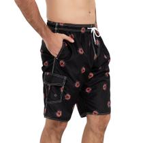 Calções de banho masculinos Scotamalone Quick Dry, forro de malha de 28 cm Calções de banho masculinos Scotamalone Quick Dry, forro de malha de 28 cm