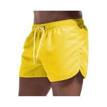 Calções De Banho Respiráveis De Cintura Baixa Masculina 2023 Verão Beachwear Sexy Board Shorts