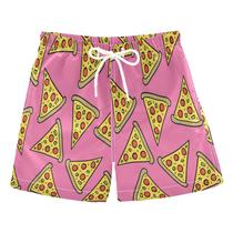 Calções de banho SLHKPNS Pizza Slices Drawing for Boys Pink Calções de banho SLHKPNS Pizza Slices Drawing for Boys Pink