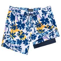 Calções de banho SURF CUZ 5", bolsos de compressão e secagem rápida