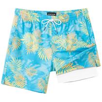Calções de banho SURF CUZ 7" Quick Dry Compression Pockets XL