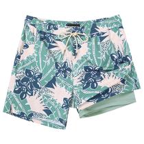Calções de banho SURF CUZ, forro de compressão de secagem rápida de 5 polegadas Calções de banho SURF CUZ, forro de compressão de secagem rápida de 5 polegadas