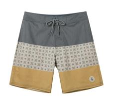 Calções de banho SURF CUZ Vintage Yellow-Geometry Tamanho 36