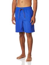 Calções de banho Tommy Hilfiger masculinos azul cobalto tamanho 7