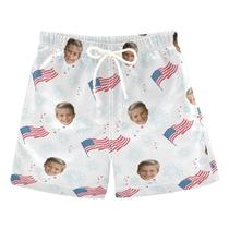 Calções de banho UMIRIKO American Fireworks Boys tamanho 8 Quick Dry Calções de banho UMIRIKO American Fireworks Boys tamanho 8 Quick Dry