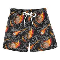 Calções de banho UMIRIKO Boys Football Custom Face Quick Dry 10Y Calções de banho UMIRIKO Boys Football Custom Face Quick Dry 10Y
