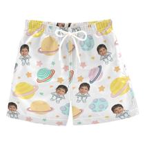 Calções de banho UMIRIKO Children's Day Universe Print para meninos 2T Calções de banho UMIRIKO Children's Day Universe Print para meninos 2T