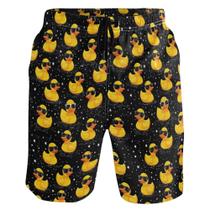Calções de banho Wamika masculinos Yellow Duck, pretos, Quick Dry M Calções de banho Wamika masculinos Yellow Duck, pretos, Quick Dry M
