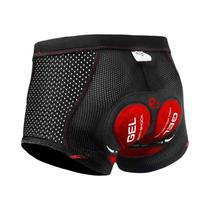 Calções De Ciclismo De Gel Acolchoado Respirável 5d Masculino Antiderrapante Apertos De Perna Mtb