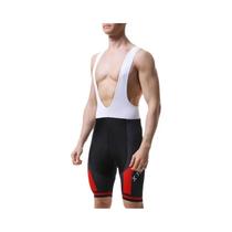 Calções de Ciclismo Masculinos X-TIGER - Acolchoados 5D em Gel Respirável - Lycra para Mountain Bike