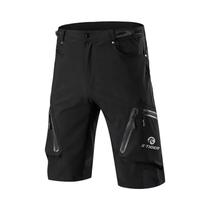 Calções de Mountain Bike X-TIGER - Respiráveis, à Prova d'Água, com Múltiplos Bolsos e Almofada de Gel
