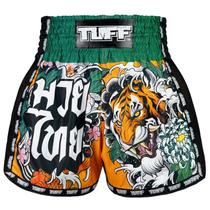 Calções de Muay Thai Tuff Sport Retro Classic Slim Cut Amarelos XL