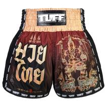 Calções de Muay Thai Tuff Sport Retro Classic Slim Cut Vermelhos S