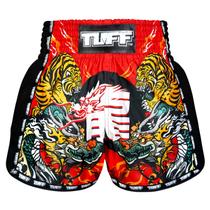 Calções de Muay Thai Tuff Sport Retro Classic Slim Cut Vermelhos XL