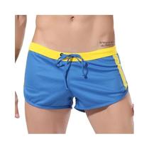 Calções de Praia Masculinos - Secagem Rápida, Respiráveis e Sexy - Ideal para Natação e Surf