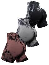 Calções OVESPORT Scrunch Butt Lifting High Cintura 13 cm