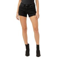 Calções Silver Jeans Co. Boyfriend Mid Rise, preto, 34 Calções Silver Jeans Co. Boyfriend Mid Rise, preto, 34