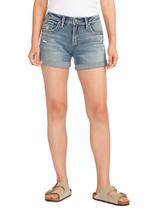 Calções Silver Jeans Co. Sabonete médico feminino Boyfriend Mid Rise