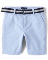 Calções The Children's Place Stretch Chino azul claro tamanho 8