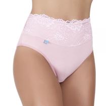 Calçola de Algodão Egípcio com Barra Renda Forrada e Cavada nas Costas (FIO)