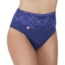 Calçola de Algodão Egípcio com Barra Renda Forrada e Cavada nas Costas (FIO)